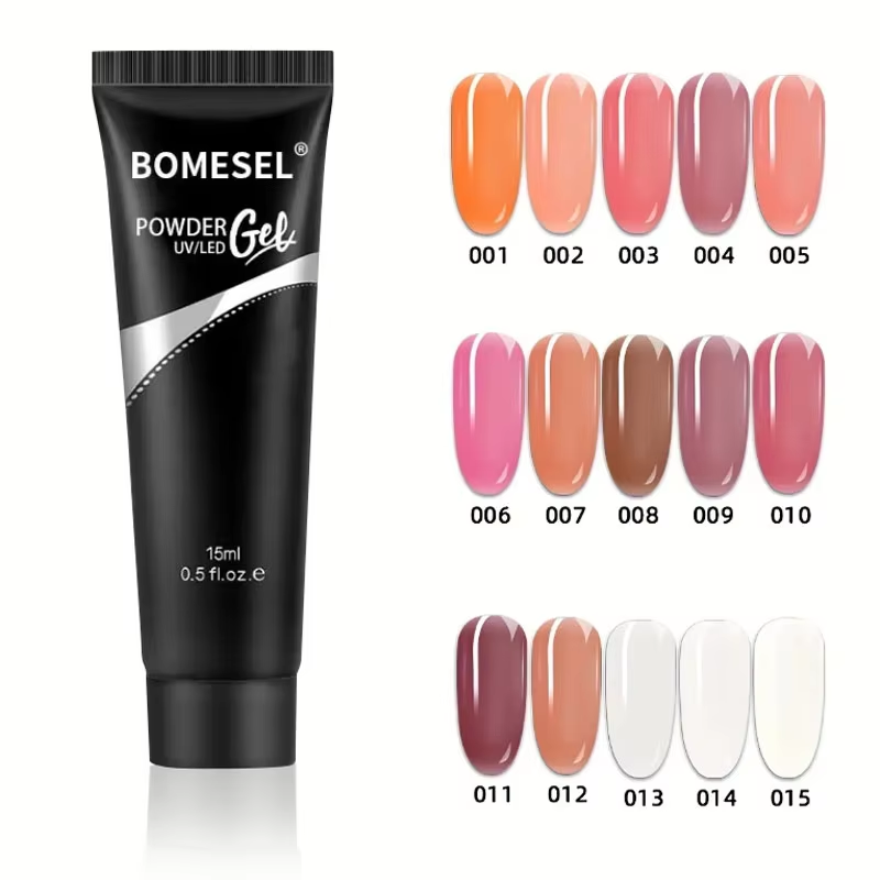 Free Sample 15ml Poly Gel Resin UV Ongle Professionnel Polygels Set Quick Soak Cream Extension Acrylic Gel Polish Hard Gel