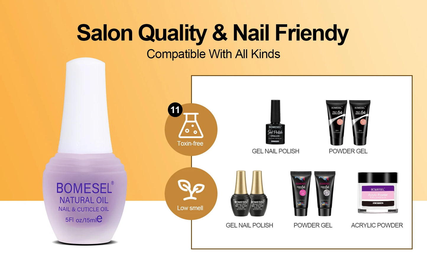 OEM Custom Design 15ml Natural Cuticle Oil Bottle Natural Plant Moisture for Nails