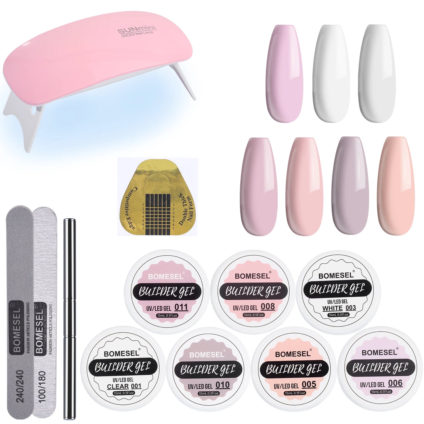 Solid Cream UV Gel Nail Polish 7-Color Manicure Set for Nail Salon OEM Bottle Beauty Cosmetics for Men