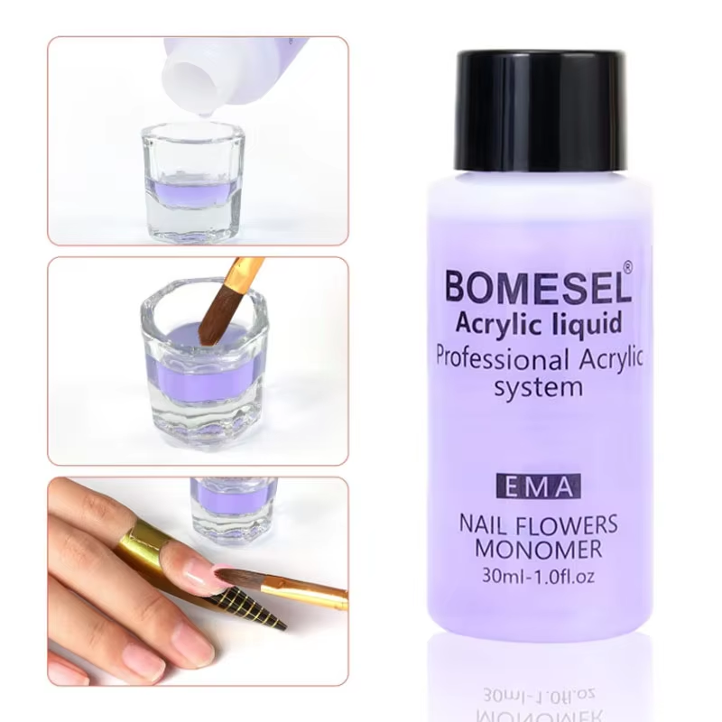 Professional 30ml Fast-Setting Acrylic Liquid Monomer for Nail Extensions High Quality EMA Acrylic Portable with New Design