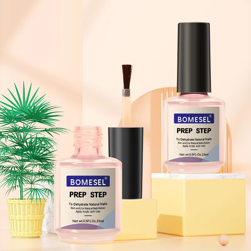 15ml Long-Lasting Acid-Free UV Gel Nail Prep Step Function Gel for Dehydrating Natural Nails for Applying Acrylic UV Gel Builder