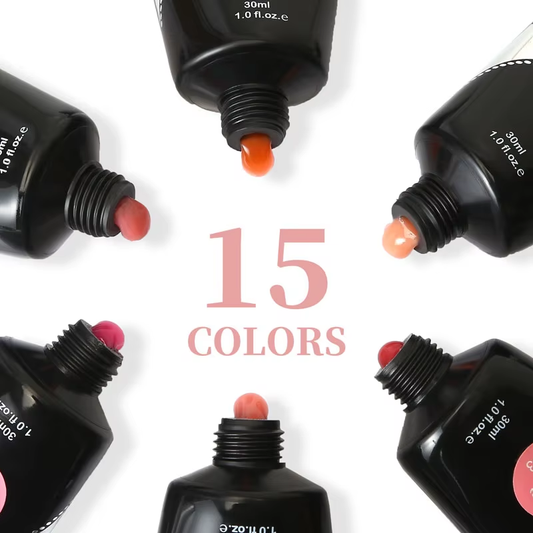 Solid Colors UV Poly Gel Nail Extension Poly Acrylic Gel Custom Private Label Wholesale Nail Supplies LED Lamp Source